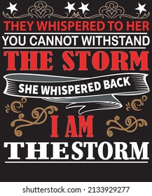 They whispered to her you cannot