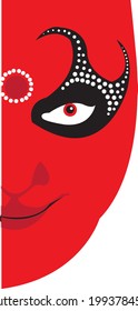 Theyyam illustration a religious artform of Kerala