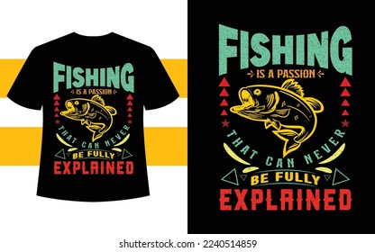 thi is a fishing t-shirt 