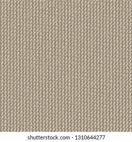 Thick beige fabric with parallel ridges and grooves. Knit sack texture. Abstract. Vector illustration.