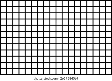 Thick black grid on a white background
