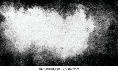 Divisor de trazo de pincel de tinta negra gruesa, elemento de Anuncio grunge ondulado, borde de salpicadura de pintura pintada a mano abstracta