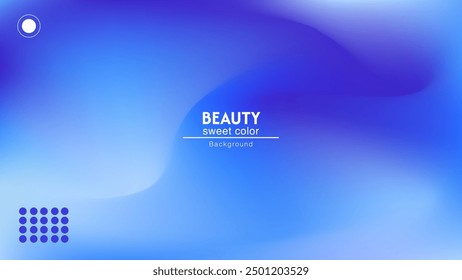 Thick blue abstract background vector design Minimalist pastel color design.