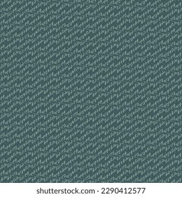 Dickiges blaues Gewebe mit Streifen, Strichmarken oder Zickzacken. Teppichboden aus Jute oder Wolle, gezackt mit Streifen. Knit Textur. Abstrakte Vektorgrafik.