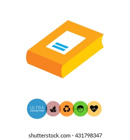 Thick book icon