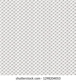 Tejidos de algodón gruesos con un patrón de rejilla rota y rayas finas. Textura de tela. Retro. Monocromo. Ilustración vectorial.