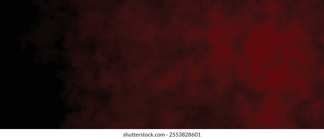 Thick Crimson Haze and Smoky Fog Swirling Together to Form an Unsettling and Ominous Abstract Background
