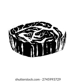 Thick Cut Wagyu Beef Tenderloin Steak Raw Monochrome
