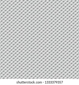 Thick fabric dotted with some kind of stitches. Upholstery. Cover. Monochrome. Vector illustration.