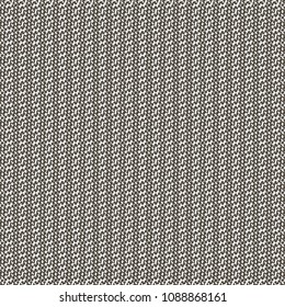 Thick fabric with subtle parallel stripes. Monochrome decorative textured background. Vector illustration.