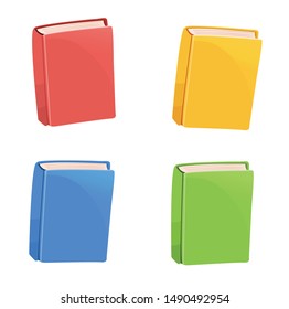 thick hardcover book vector illustration