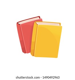 thick hardcover book vector illustration