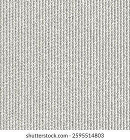 Thick jute fabric used to protect the floor. Worn gray rug with vertical ribs. Rough cloth texture. Textile background. Abstract vector seamless.