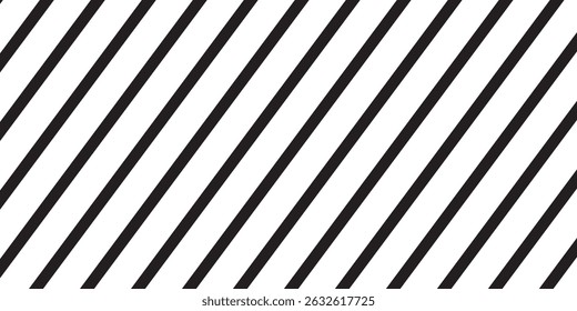 Thick left diagonal lines. Stripe texture background. Seamless vector pattern