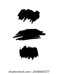 thick line chalk brush stroke collection