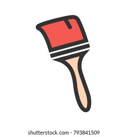 Thick Paint Brush