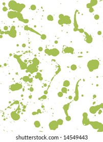 Thick paint spatter and drips made from real paint. File contains no gradients.