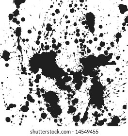 Thick paint spatter and drips made from real paint. File contains no gradients.