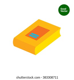 Thick paper book icon