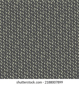 Dickiges rustikales Gewebe aus Wolle oder Baumwolle. Alte schwarze Decke mit weißen Flecken. Tweed Textur Detail.