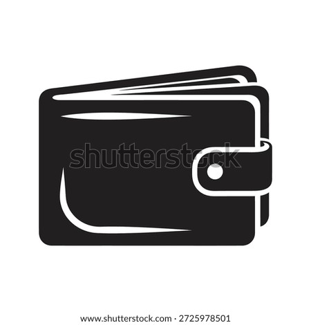 Thick wallet icon symbolizing wealth and rich financial status a sign for cash abundance and money savings for successful banking economy