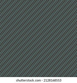 Dickige Wolle oder Baumwollgewebe mit diagonalen Streifen in Blau und Schwarz. Abstrakter Polsterstoff.