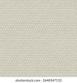 Tecido espesso feito de fio de juta ou de lã. Textura do tapete de chão. Têxtil cinza-pálido áspero como fundo. Vetor abstrato sem emenda.