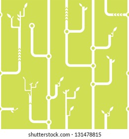 thickets of wires seamless pattern