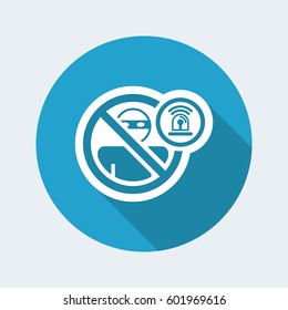 Thief alarm icon