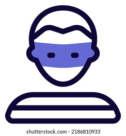 Thief avatar wearing bandit mask