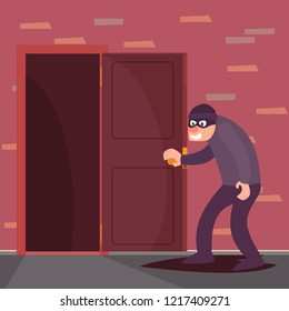 Thief at the door