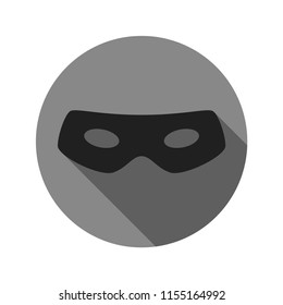 Thief Eye Mask Flat Icon
