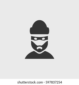 Thief Icon Illustration Isolated Vector Sign Stock Vector (Royalty Free ...