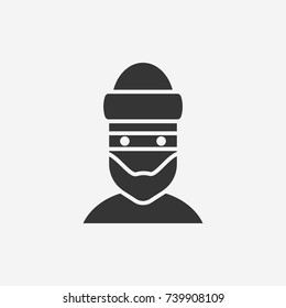 Thief icon illustration isolated vector sign symbol