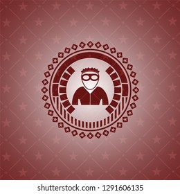 thief icon inside red icon or emblem