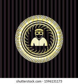thief icon inside shiny emblem