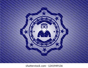 thief icon with jean texture