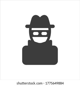 Thief icon on white background
