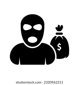 Thief icon. sign for mobile concept and web design. vector illustration