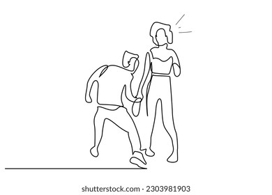 thief man stealing woman bag money woman afraid shouting line art