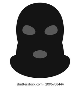 Thief Mask Flat Clipart Vector Illustration Stock Vector (Royalty Free ...