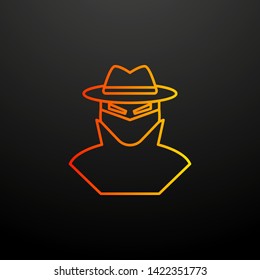 thief nolan icon. Elements of insurance set. Simple icon for websites, web design, mobile app, info graphics