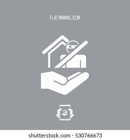 Thief protection service - Minimal icon
