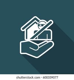 Thief protection service - Minimal icon