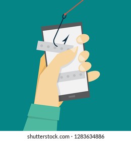 Thief steal personal data with password. Cyber crime and hacking concept. Data privacy in danger. Isolated vector illustration in cartoon style