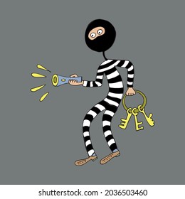 Robber Doodle Images Stock Photos Vectors Shutterstock