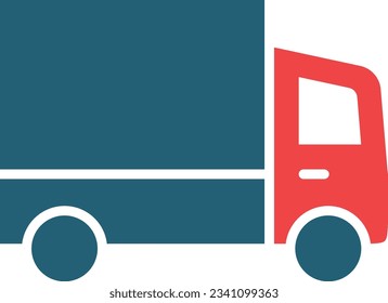 Thief Van Glyph Two Color Icon For Personal And Commercial Use.
