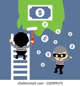 thief vector cartoon style for use