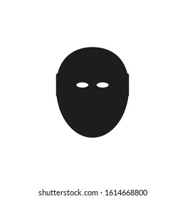 thief vector icon with simple shapes