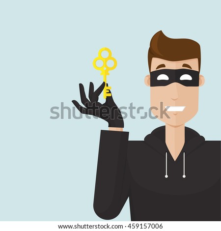 Thief want to steal something